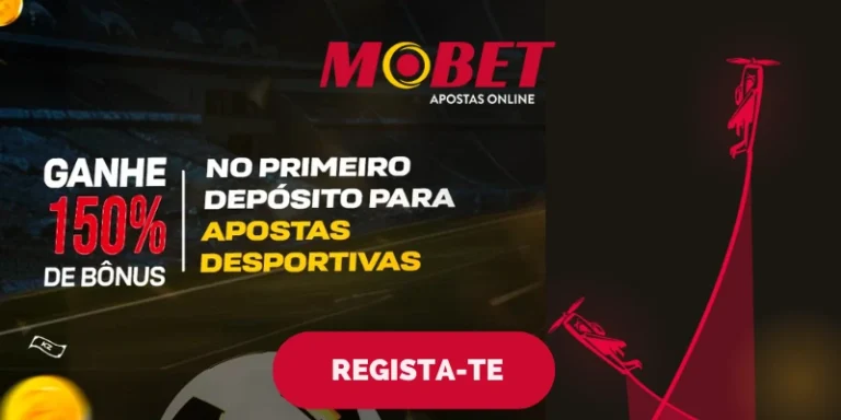 Capa ilustrativa mostrando a plataforma Mobet em Angola, com destaque para o processo de criar conta, fazer depósito inicial e receber bónus de boas-vindas.